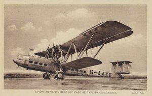 Flugzeug Hengist Hendley Page 42, Typ Paris-London