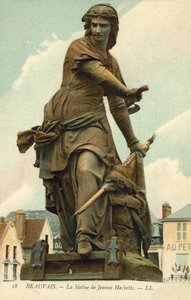 Beauvais, Statue von Jeanne Hachette von French Photographer
