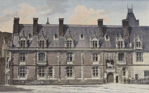 Blois, Schloss, Außenfassade des Flügels Louis XII von French Photographer