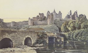 Bressuire, Burgruinen, Außenansicht, S O von French Photographer