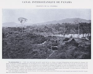 Panamakanal, Arbeiten an der Culebra von French Photographer