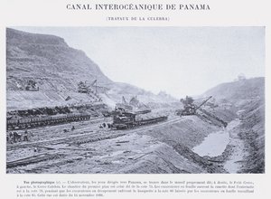 Panamakanal, Arbeiten an der Culebra