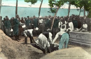 Casablanca, Beerdigung französischer Soldaten