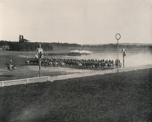 Kavalleriemanöver auf den Longchamps von French Photographer