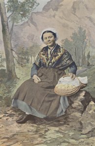 Chambéry, Bäuerin aus der Umgebung von French Photographer