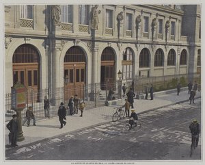 Ende des Schultages um vier Uhr, Lycee Janson de Sailly, Paris