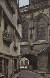 Falaise, Kirche der Dreifaltigkeit, Durchgang unter dem Chor von French Photographer