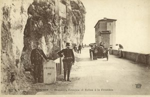 Französisch-italienische Grenze, Menton