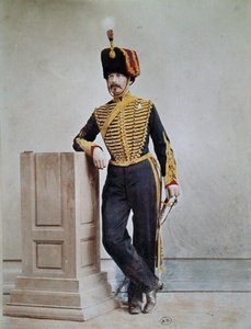Französischer Soldat zur Zeit des Zweiten Kaiserreichs von French Photographer