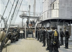 Französische Marine, späte 19. Jahrhundert: Ablenkungen am Sonntag - Bibl. des Arts Deco