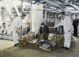 Französische Marine, Ende des 19. Jahrhunderts: der Lebensmittelhändler - Bibl. des Arts Deco