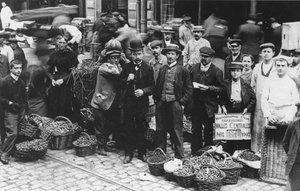 Gärtner des Les Halles Marktes, Paris, 1907