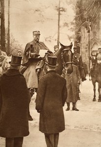 General Hirschauer, der den Brückenkopf von Keht einnimmt, 30. Januar 1919