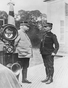 General Joffre und General Foch, 1914