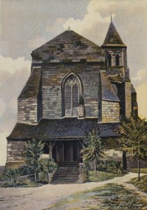 Gennes, Kirche St-Veterin, Ensemble W (vor der Restaurierung des Glockenturms)