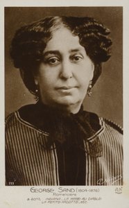 George Sand (1804-1876), französischer Romanautor