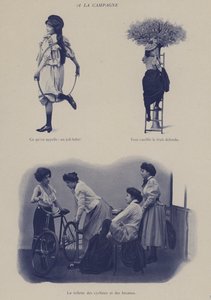 Illustration für Petites Parisiennes (junge arbeitende Mädchen in Paris) von French Photographer