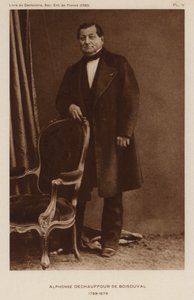 Jean Baptiste Boisduval, französischer Lepidopterologe und Botaniker (s/w Foto) von French Photographer