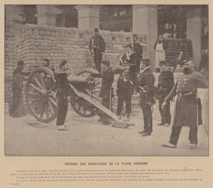 Die Kommune von Paris, Verteidigung der Barrikaden am Place Vendome