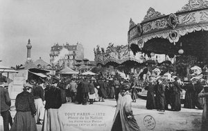 La Foire du Trône, Place de la Nation, Paris, ca. 1900 von French Photographer