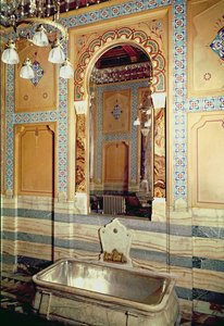La Paivas Badezimmer im Hotel de Paiva von French Photographer