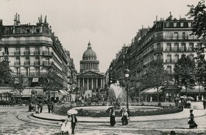 La Rue Soufflot et le Panthéon von French Photographer