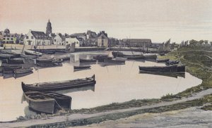Le Croisic, Der Hafen und das Becken von Trait von French Photographer