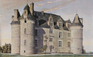 Le Vieil-Bauge, Schloss de Landifer, Ensemble S O von French Photographer