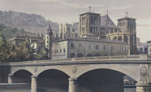 Lyon, Erzbistum, Kathedrale St-Jean und Hügel von Fourvière von French Photographer