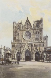Lyon, Kathedrale St-Jean, Westfassade