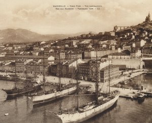 Marseille: Vieux Port, Panoramablick von French Photographer