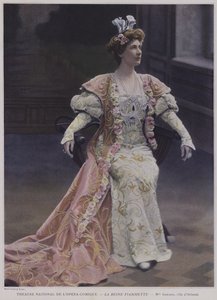 Mary Garden als Orlanda in La Reine Fiammette