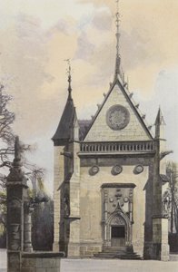 Meillant, Schlosskapelle und Brunnen von French Photographer