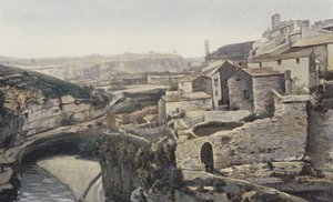 Minerve, Blick vom Ufer der Cesse von French Photographer