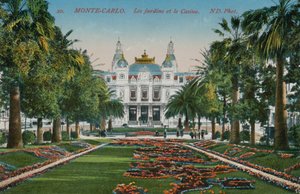 Monte-Carlo. Die Gärten und das Casino von French Photographer