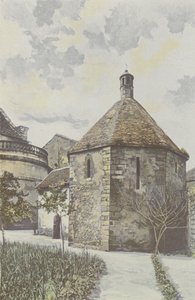 Montmorillon, Kleines Oktogon, im Garten des Seminars von French Photographer