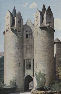 Montreuil-Bellay, Altes Schloss, Der große Chatelet von French Photographer