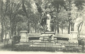 Monument des Fabulisten La Fontaine, Jardin du Luxembourg von French Photographer