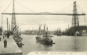 Nantes, Der Schwebefährenbrücke von French Photographer