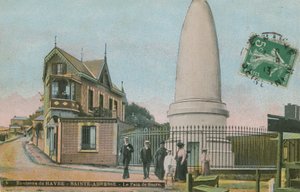 Pain de Sucre (Zuckerhut-Denkmal) in Sainte-Adresse bei Le Havre. Mausoleum zum Gedenken an Charles Lefebvre-Desnouettes von French Photographer