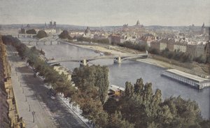 Paris, Die Seine, Ansicht vom Pavillon de Flore