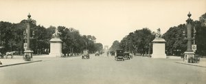 Paris, Perspektive der Avenue des Champs-Elysees, Die Pferde von Marly