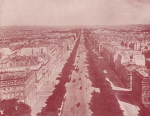 Paris: Perspektive der Champs Elysees