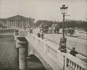 Paris: Pont de la Concorde und Abgeordnetenkammer von French Photographer