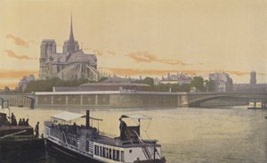 Paris, Blick auf die Spitze der Île de la Cité von French Photographer