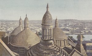 Perigueux, Kathedrale Saint-Front, Kuppeln vom Glockenturm aus gesehen von French Photographer