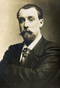 Porträt von Alphonse Allais (1854-1905), französischer Journalist, Komiker und Dichter.