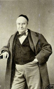 Porträt von Charles Augustin Sainte Beuve (1804 - 1869) von French Photographer