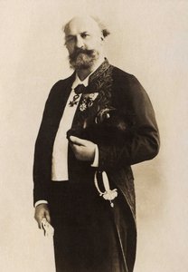 Porträt von Jules Eugène Lenepveu (1819-1898), französischer Maler.