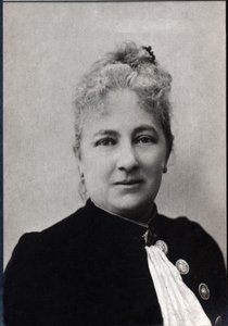 Porträt von Juliette Adam (1836-1936), französische Schriftstellerin und Feministin